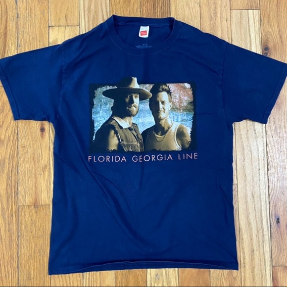 Florida Georgia Line Can’t Say I Ain’t Country Tour Tee Size M - Picture 1 of 4